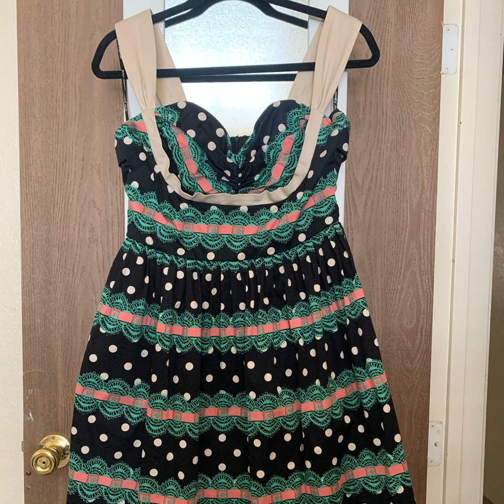 Betsey Johnson retro sweetheart Dress
